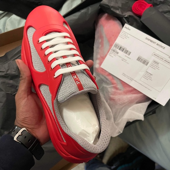 Rubber Prada Cup Sneakers - Picture 1 of 4